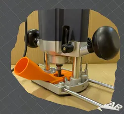 Absaugadapter Ø35 für Oberfräsen /  suction adapter Ø35 for router