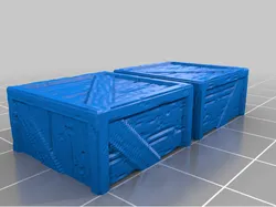 Basic Wooden Box for Tabletop Wargaming (28mm)