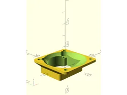 CR-6 SE 40mm hotend cooling fan adapter