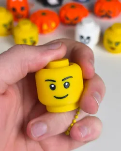 Creality Cloud | Lego Head Fidget Clicker Keychain | ملفات الطابعة ثلاثية الأبعاد