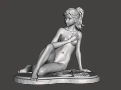 Creality Cloud | nude Woman sitting 22 v2 | ملفات الطابعة ثلاثية الأبعاد