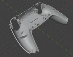 dualsense ps5 back shell/housing 3d scan