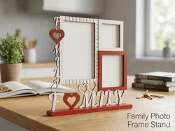 Fișiere pentru imprimante 3D | Fișier 3MF | Family Photo Stand (Dare to Create)