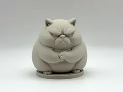 Grumpy Chonk Cat