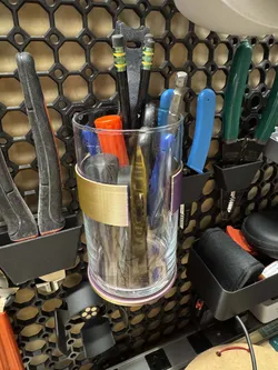 Multiboard Glass Cup Holder – Desk Tool Organizer