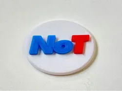 NoT Oval Button