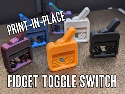 Print-in-Place Fidget Toggle Switch