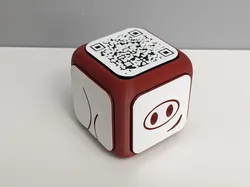 QR Piggy Bank Cube