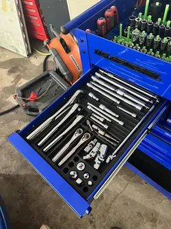 Ratchet and Ratchet Accessories Tray for US General 5-Drawer Cart Half Drawer