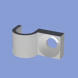 Screw in cable clip