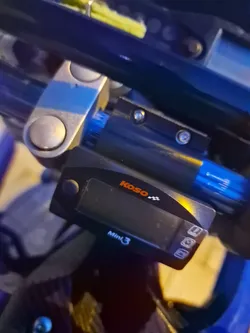 22mm handlebar clamp with rubber pads