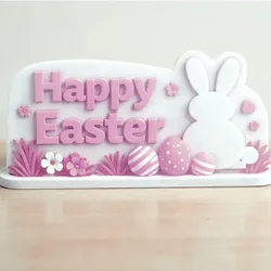 3D printer bestanden | 3MF | Happy easter plate