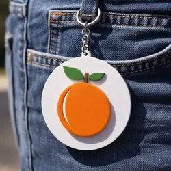 3D printer bestanden | 3MF | Llavero Fruta Naranja