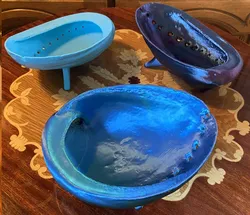 Abalone shell soap dish / Paua seashell bowl