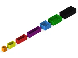 Assortment boxes Sortierboxen Sortierbehälter Sortimentsboxen für Sortimentskoffer HM Müllner compatible