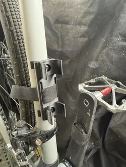 Bicycle pump holder