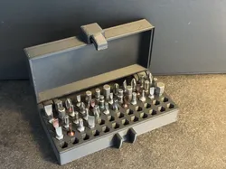 Bit Storage Box – Holds 60 Bits (12x5) – Compact Organizer For Bits