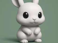 cute chibi bunny - make-now