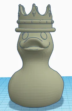 duck with crown