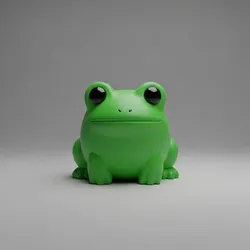 Fișiere pentru imprimante 3D | Fișier 3MF | cute frog
