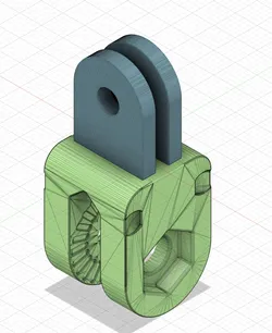 GoPro Mount on 90 deg link