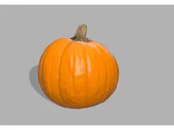Hollow Pumpkin Ready to Carve for Halloween