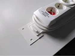 Ikea Skarsta power strip hook