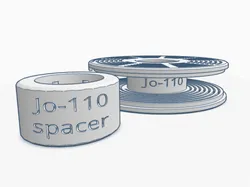 Jo-110 : A 110/16mm film development reel v2 (Jobo-fit)