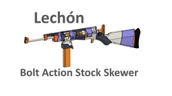 Lechón - Bolt Action Rifle Stock Skewer