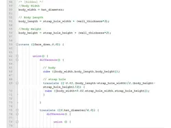 Notepad++ OpenSCAD Simple White Syntax Highlighter