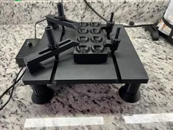 Powerful shaker table for perfect casting and pouring results