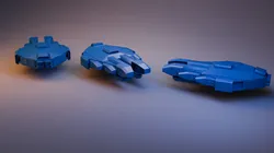 Sci-fi spaceship