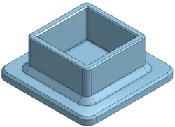 Table Feet  / Caster Cap for 20mm Square Legs