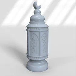 3D Model Ramadan Lantern for Silicone Candle Mould