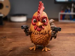 Akimbo Chicken  - Free 3D Print Model