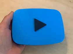 Customizable 10k Subscribers YouTube Icon Award - Free 3D Print Model