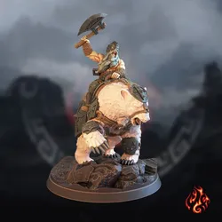 Dwarf Berserker Bear Rider