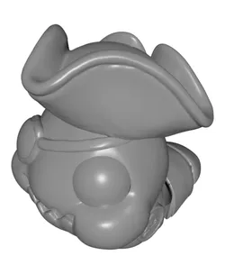 FlexiSlugs Pirate Ghost - Flexi Articulated Chibi Slug STL