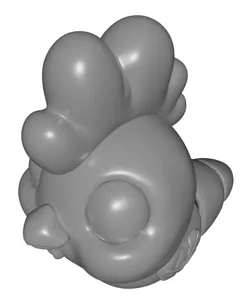 FlexiSlugs Rooster - Flexi Articulated Chibi Slug STL