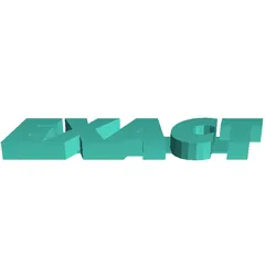 Gratis Badges & Coins STL indir - Exact logo - Cassio