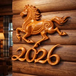 Horse of Fortune 2026 - Wall Decor Zodiacal