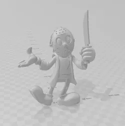Jason Voorhees 3D Print Model in Toys 631379
