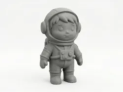 Kid astronaut - Free 3D Print Model