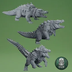 Lizardmen War Beasts (3 Models) – Giant Crocodiles Unit | Pre-Supported 32mm Fantasy Miniatures