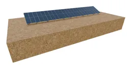 Lowpoly Ground Mounted Solar Panels-23 Rows of PV Modules