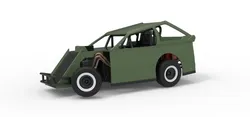 Mod Lite Race car while turning Version 2 Scale 1 to 25 3D Print Model in Vehicle 631521