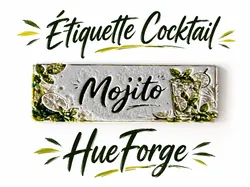 Mojito - Cocktail Label - Free 3D Print Model