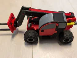 Optimization Steering Telehandler L e g o Tires 6580a - Free 3D Print Model