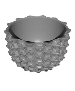 Pineapple Pot With saucer and drain