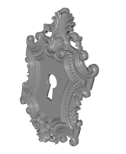 Rococo Escutcheon Victorian Gothic Wall Decor Vintage Dark Academia Decor